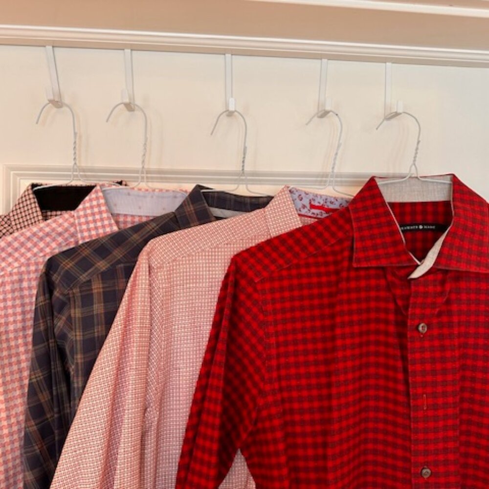 Lot of 5 Hammer Made Tailored Fit Shirts (size 15.5)